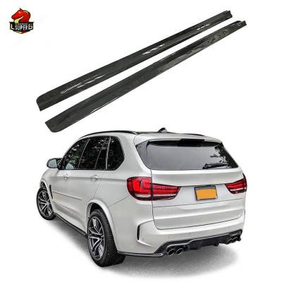 3D-образные карбоновые боковые юбки для BMW X5M: стиль 