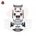Обвес для BMW 2 серии F22 F23 M2C, широкий, черный плас