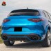 Пластиковый обвес заднего бампера Alfa Romeo Stelvio, ч