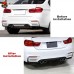 Задний диффузор BMW M3/M4 из углеродного волокна, черны