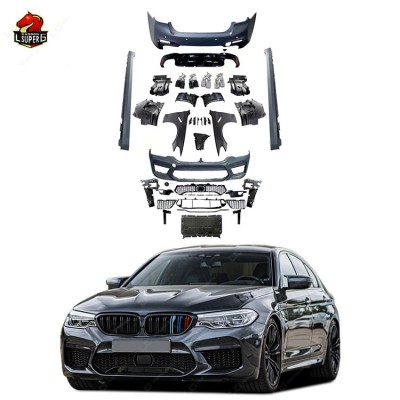 Обвес M5 Wide Style для BMW 5 серии. Черный пластик. Ул