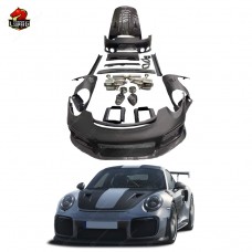 Комплект Кузова Gt2 Rs для Porsche 911, Черный Стеклопластик.