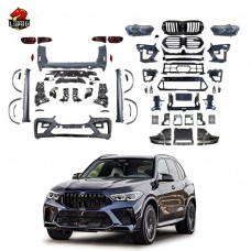 Переход к Новому Стилю для Bmw X5 M: Обвес X5m, Черный Пластик.