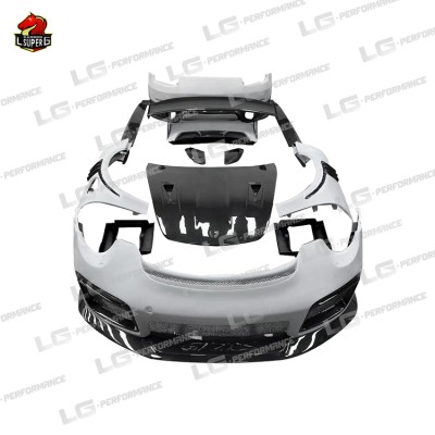 Обвес Porsche 911 Half Carbon Fibre, стиль GT2 RS, черн