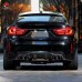 Диффузор заднего бампера BMW X6M F86 из углеродного вол