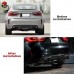 Диффузор заднего бампера BMW X6M F86 из углеродного вол