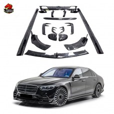 Обвес M-style из  Углеродного Волокна для Mercedes-benz S-klasse: Элегантный Черный Стиль!