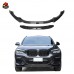 Передняя губа для BMW X3 G01, карбоновый стиль, черный.