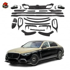 Набор Кузова Carbon Style для Mercedes-benz S-klasse, Черный Углеродный Волокно