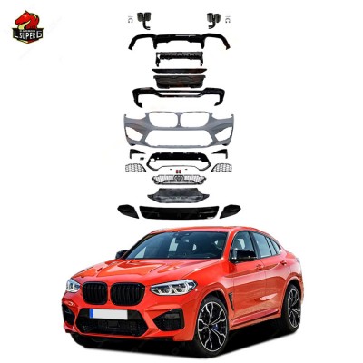 Боди-кит 2018 — G02 PRE X4M для BMW X4, Черный, ПП. Улу