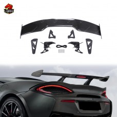 Задний Спойлер из Углеродного Волокна для Mclaren 540c/570s - Черный и Стильный!