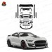 Комплект обвеса Ford Mustang 2015-2017 GT500, черный пл