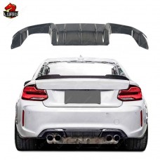 Диффузор Задний для Bmw M2 - Стиль Mp, Пластик, Черный