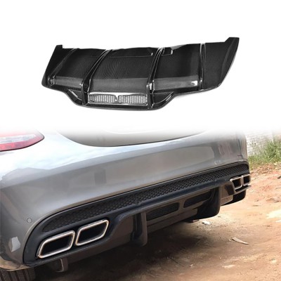 Диффузор заднего бампера Mercedes-Benz C-klasse, углеро Диффузор заднего бампера Mercedes-Benz C-klasse, углеро