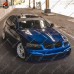 Бампер BMW 3 серии E90 LCI в стиле M4, черный пластик. 