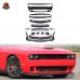 Передний бампер Hellcat для Dodge Challenger, черный пл