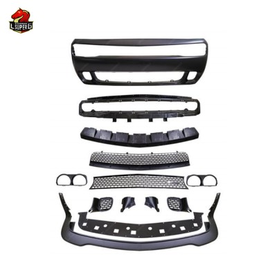 Передний бампер Hellcat для Dodge Challenger, черный пл