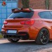 Спойлер из углеродного волокна для BMW 1 серии в черном