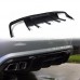 Диффузор заднего бампера Mercedes-Benz CLS W218. Карбон