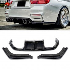 Диффузор Заднего Бампера V-стиля для Bmw M4 из Углеродного Волокна
