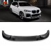 Накладка на передний бампер BMW X3 G01 в стиле 3D из уг