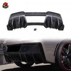 Задний Диффузор Chevrolet Corvette C7 из Углеродного Волокна, Черный и Стильный!