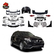 Обвес Gle63 для Mercedes-benz M-klasse. Черный Пластик. Новинка!
