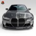 Передний бампер V-стиль для BMW M3 M4 из углеродного во
