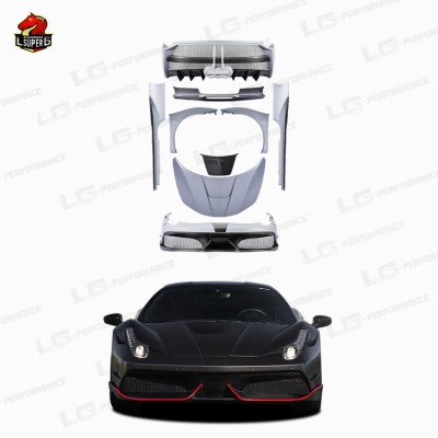 Комплект кузова из углеродного волокна для Ferrari 458 