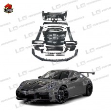 Уникальный Обвес из Углеродного Волокна для Porsche 911 Carrera 992 в Черном Цвете