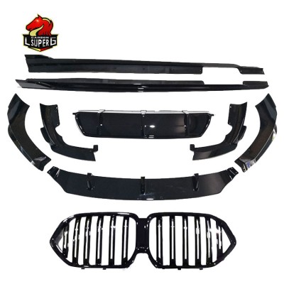 Обвес BMW X6 G06 ABS, глянцево-черный, 2019, аэродинами