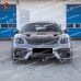 Обвес для Porsche 718 Boxster, черный карбон, GT4RS сти