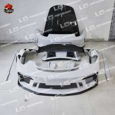 Обвес из Углеродного Волокна Porsche 911 991.1 Rs Style в Черном Цвете.