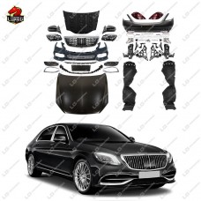 Обвес M для Mercedes-benz S-класса W221 W222 - Элегантное Дополнение в Черном Цвете.