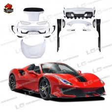 Обвес из Углеродного Волокна P-стиля для Ferrari 488 Gtb - Идеальное Дополнение Вашего Суперкара!