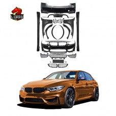 Bmw 3 Серии M3 Широкий Обвес Wide Style, Черный Пластик