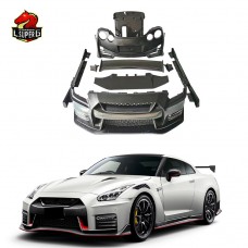 Комплект Обвеса N-style для Nissan Gt-r R35 из Карбона, Черный.