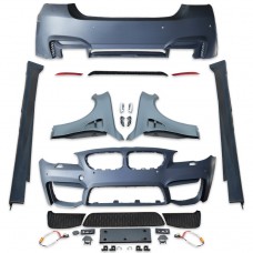 Комплект Обвеса Bmw 5 Серии F10 F18 в Стиле M4, Углеродное Волокно, Черный