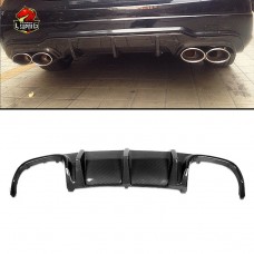 Диффузор Заднего Бампера Mercedes-benz C-klasse из Углеродного Волокна, Черный.