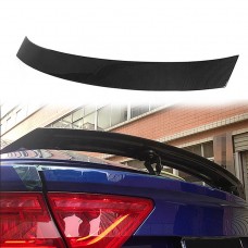 Спойлер S7 Carbon для Audi A7 Rs7, Черный, Уф-покрытие, Углеродное Волокно