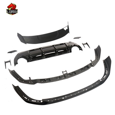 Глянцевый черный комплект MP Style для BMW 1 серии - ст