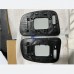 Боковое зеркало Nissan Tiida 2007, черное, высокое каче