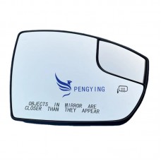 Боковое Зеркало для Ford Kuga, Черное, из Abs+pp, с Подогревом.