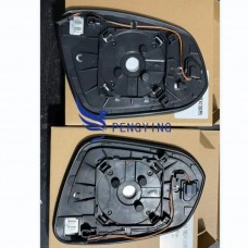 Боковое Стекло Зеркала Toyota Highlander Rav 4, Белое, с Обогревом и Слепой Зоной.