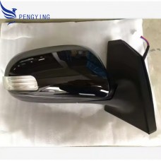 Боковое Зеркало для Toyota Corolla 2005-2007, Цвет - Черный, Высокое Качество