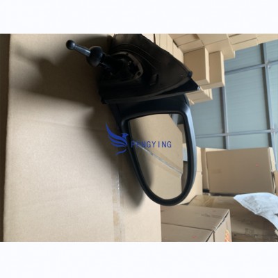 Боковое зеркало Hyundai Accent 2006-2009: Черное Абс+пп
