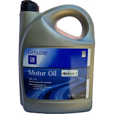 Масло моторное синтетическое 5W-30 Dexos1 Gen3 Motor Oil (4,73 л) 5W30