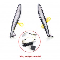Светодиодные Дневные Ходовые Огни для Toyota Camry с Желтым Поворотником (Модель Plug and play белый желтый синий)