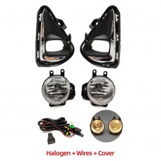 Бампер Toyota Corolla/axio Белый с Противотуманными Фарами Led - Крышка, Решетка, Галогенная.
