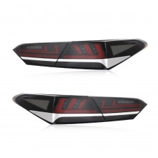 Задние Фонари Toyota Camry Красного Цвета из Абс Со Светодиодами (Smoke Cover)